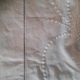 Monogrammed BG linen sheet