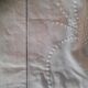 Drap en lin monogramme BG