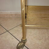 Vinyl door serving table