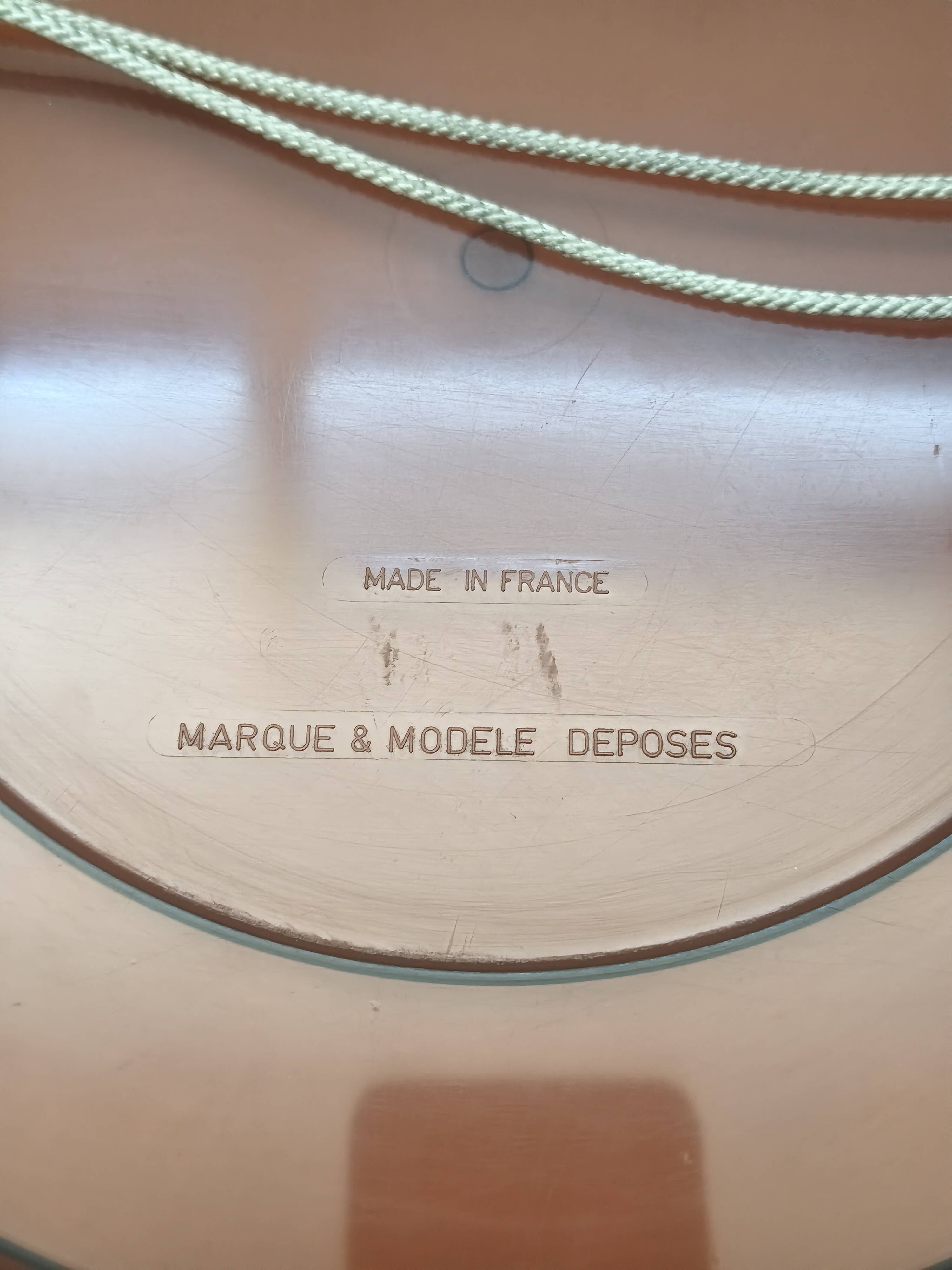 Miroir Plexiglas fumé par Gilac 1970s