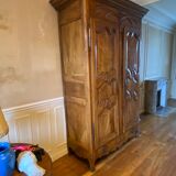 Solid walnut cabinet