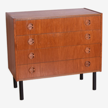 Teak chest of drawers, 1970s