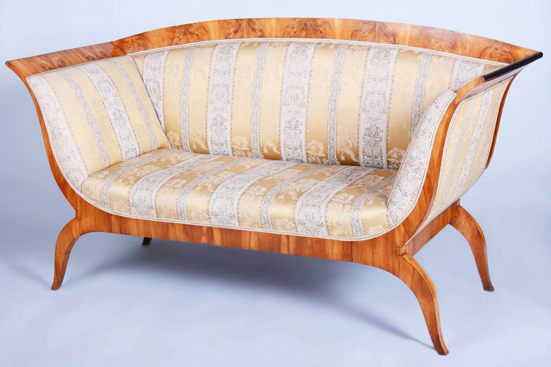 Biedermeier Cherrywood Sofa by Josef Danhauser, Austria, 1820s