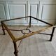 XL Gilt Coffee Table, Italy, 1970's, by Giovanni Banci for Hermes
