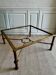 XL Gilt Coffee Table, Italy, 1970's, by Giovanni Banci for Hermes