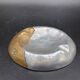 Brutalist Ashtray by Arte3 1980 Spain In Bronze and Silver Metal