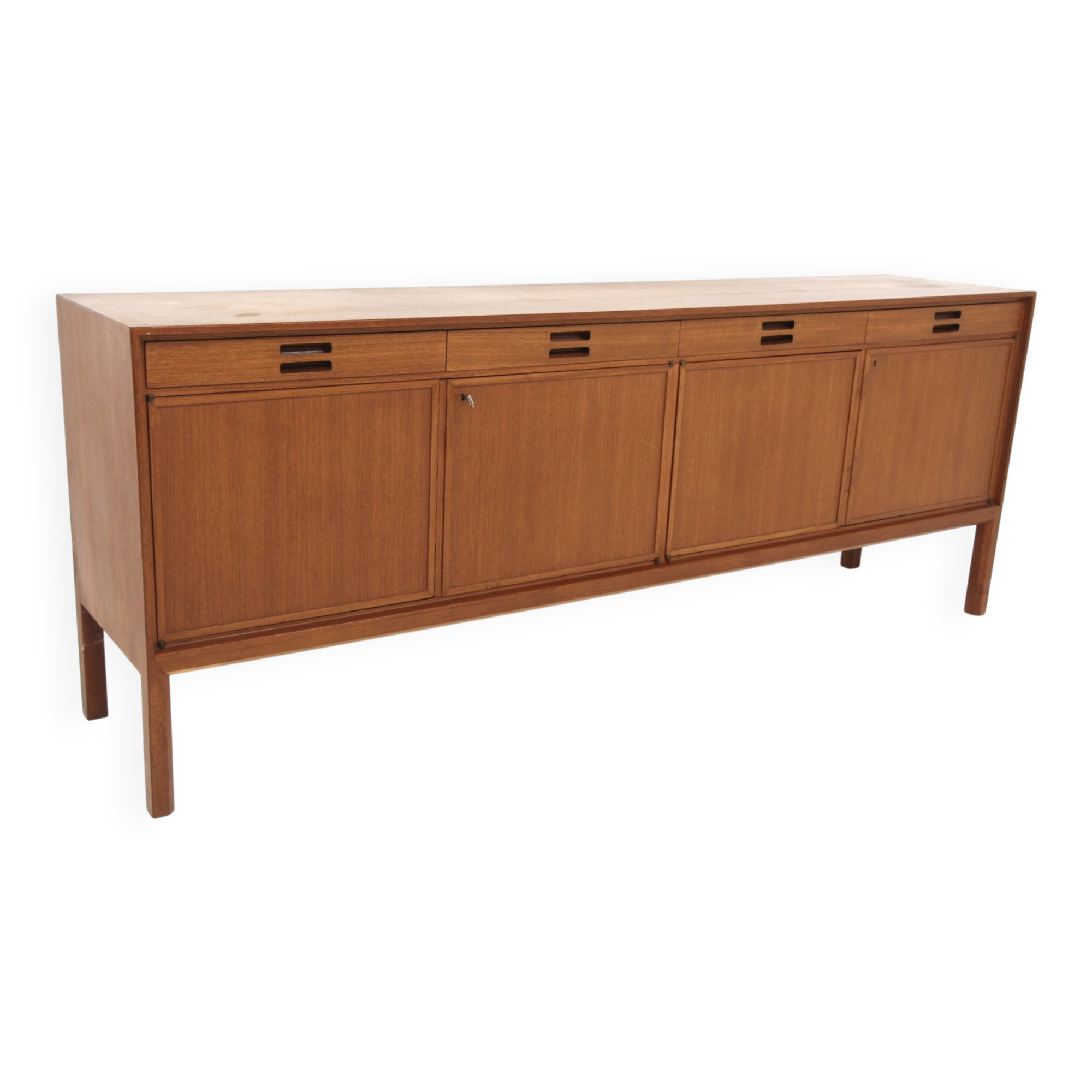 Scandinavian teak sideboard "Dinett", Bertil Fridhagen, Sweden, 1960