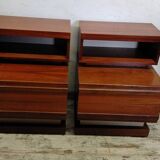 Pair of Scandinavian bedside tables from the 70s