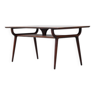 Table basse sculpturale Gunni Omann en palissandre Omann Jun Danemark 1958