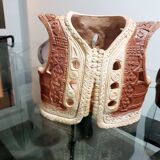 Set of 2 oriental ceramic pots