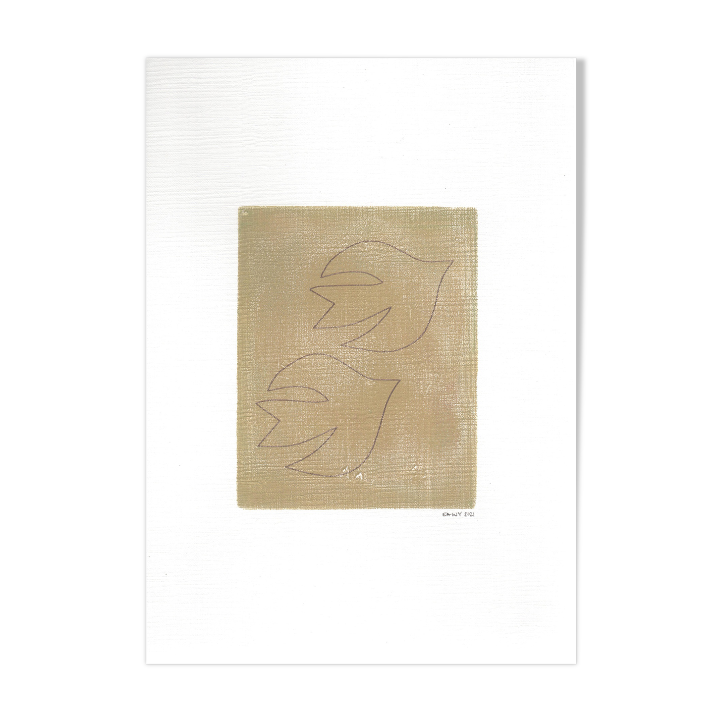 Illustration on paper • M471 • signed Eawy