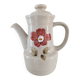Saint-Amand Camélia coffee pot, 1970s – hand-painted