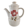 Saint-Amand Camélia coffee pot, 1970s – hand-painted