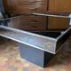 Vintage square coffee table cidue – italy, 1970 (willy rizzo style)