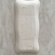 Empty pocket soap dish "Floréal" iron earthenware from Lyon