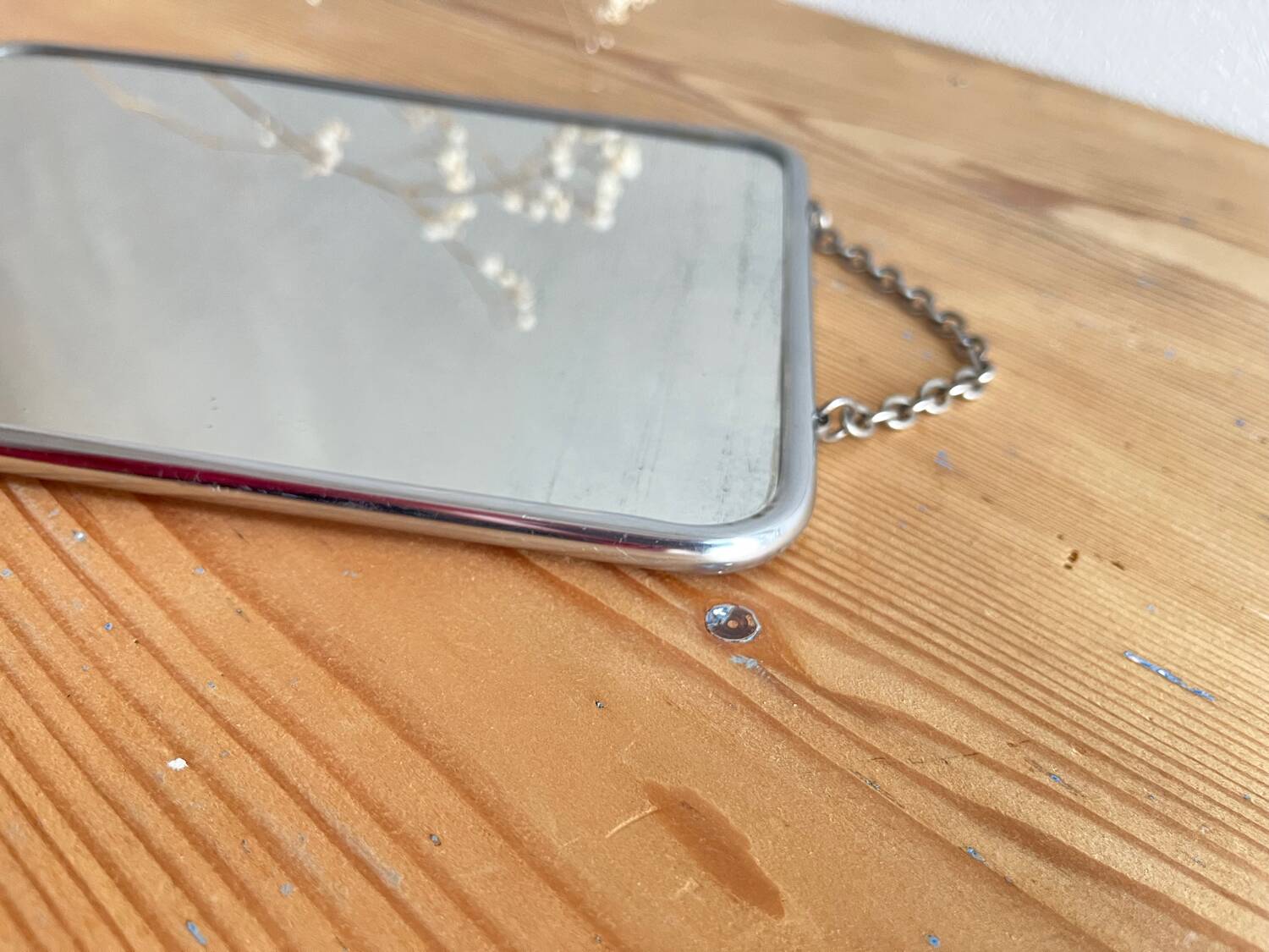 Vintage barber mirror