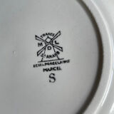 3 assiettes en terre de fer St Amand modèle Marcel