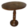 Table Appoint Guéridon Oval Ancien Bois Tourné Vintage #E327