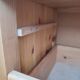 Old chest of drawers 3 drawers in vintage pine wood
