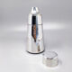 1960s astonishing cocktail shaker in silver plated by Laras, made in Italy