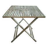 Table pliante en bambou