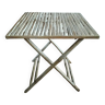 Table pliante en bambou
