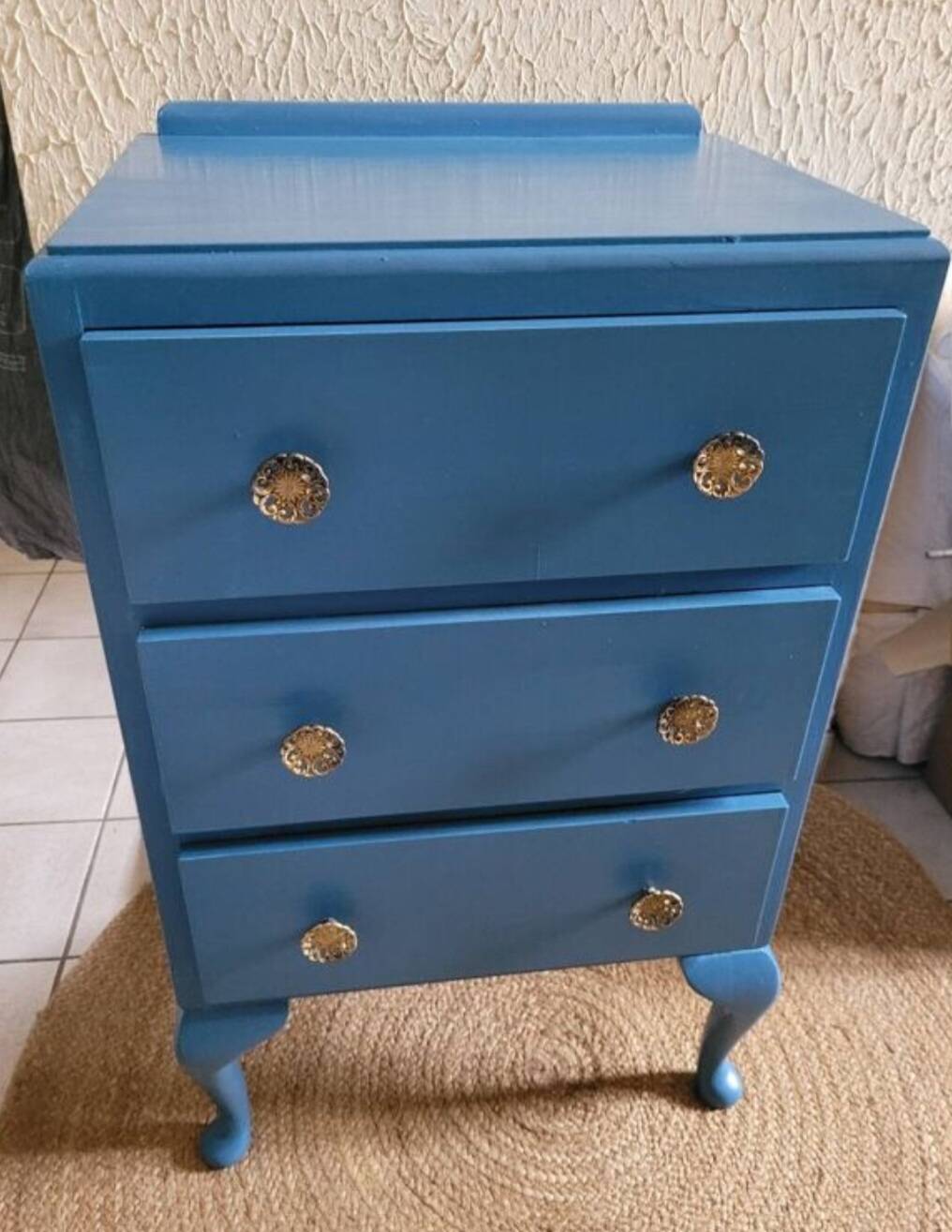 Blue chest of drawers