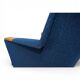 Blue cocktail chair MCM, 1950