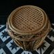 Vintage side table in rattan from the 60s-70s.