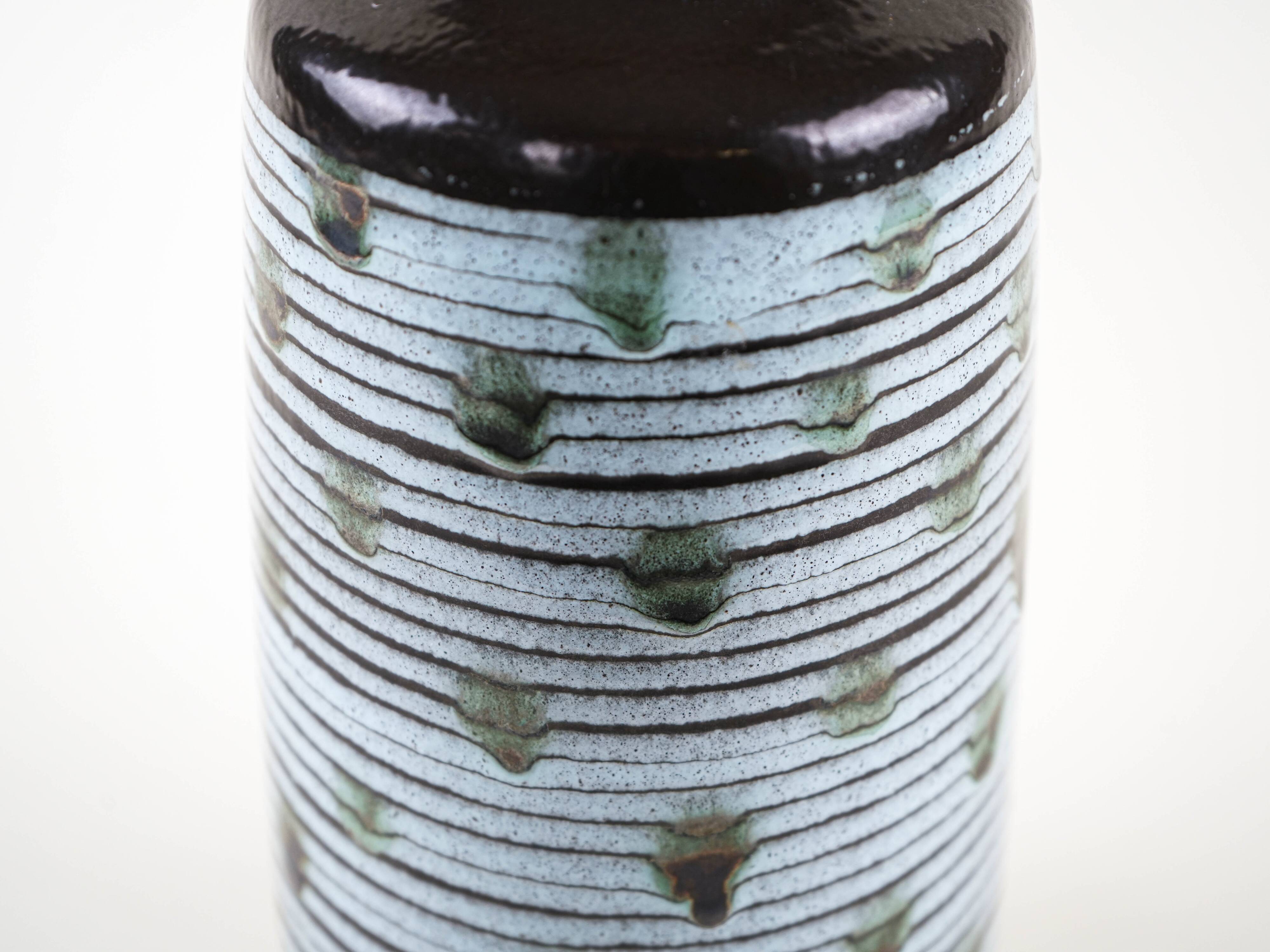 Ceramic vase, German design, 1970s, made in West Germany