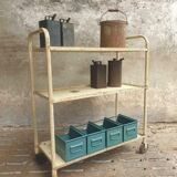Industrial shelving trolley