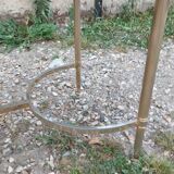 Antique vintage coffee table with marble top