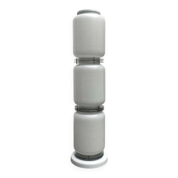 Mid-century Italian space age glass floor lamp from the 1960s.