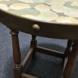 Vintage oak side table