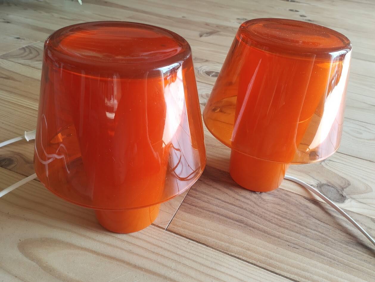 Ikea Gavik orange lamp – vintage design from the 70s/80s.