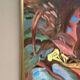 Mid-Century Oil on Canvas – “Forest” by K.R. (1991), Vintage & Framed 42.5×34.5cm