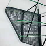Wall shelf floor lamp