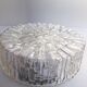 Old ceiling light / wall light - molded glass - 1970