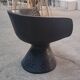 Zanotta dora black armchair