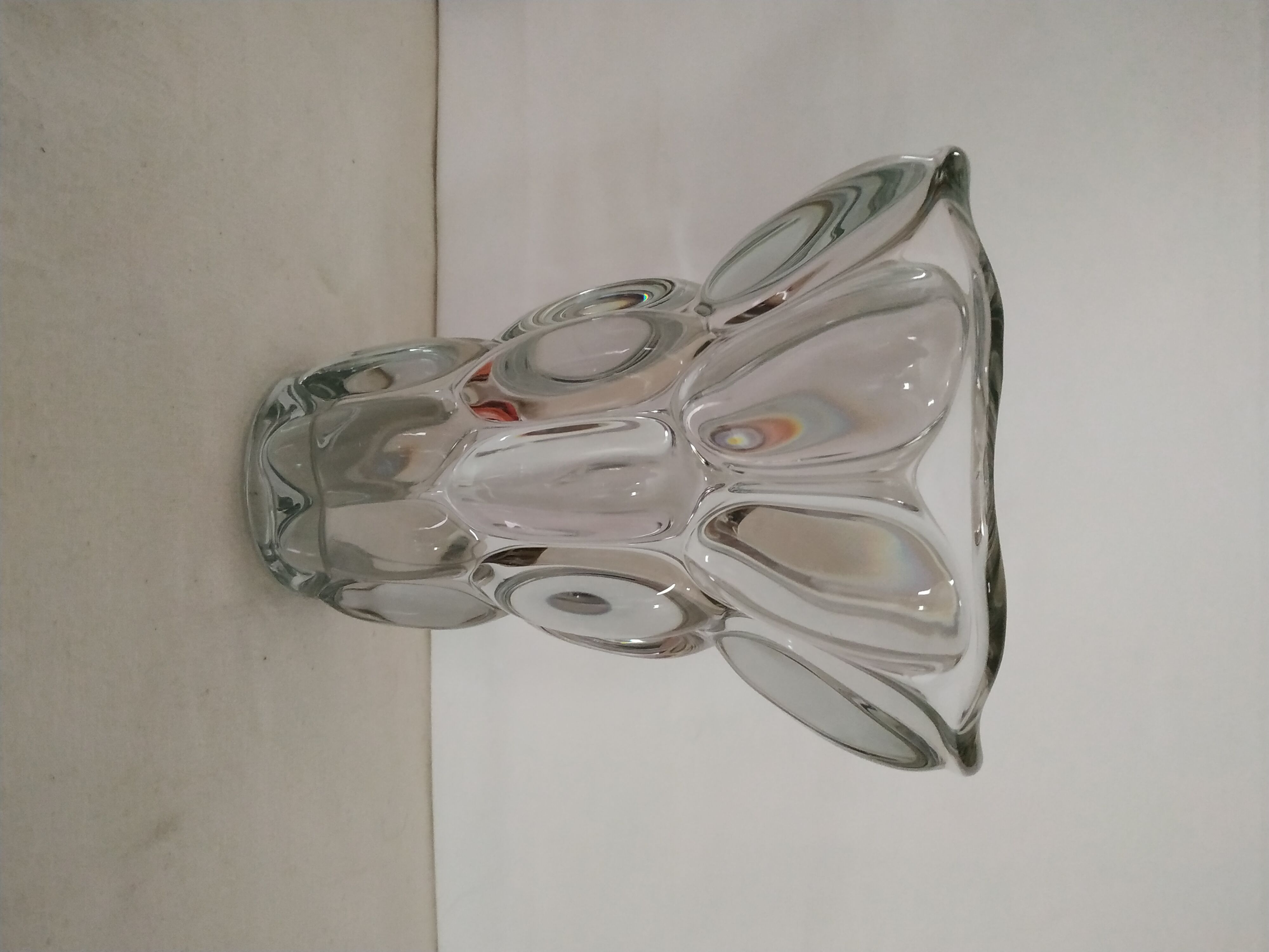 Vase model Etruscan crystal of sevres 20 cm