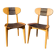 Pair of Roger Landault chairs for Sentou