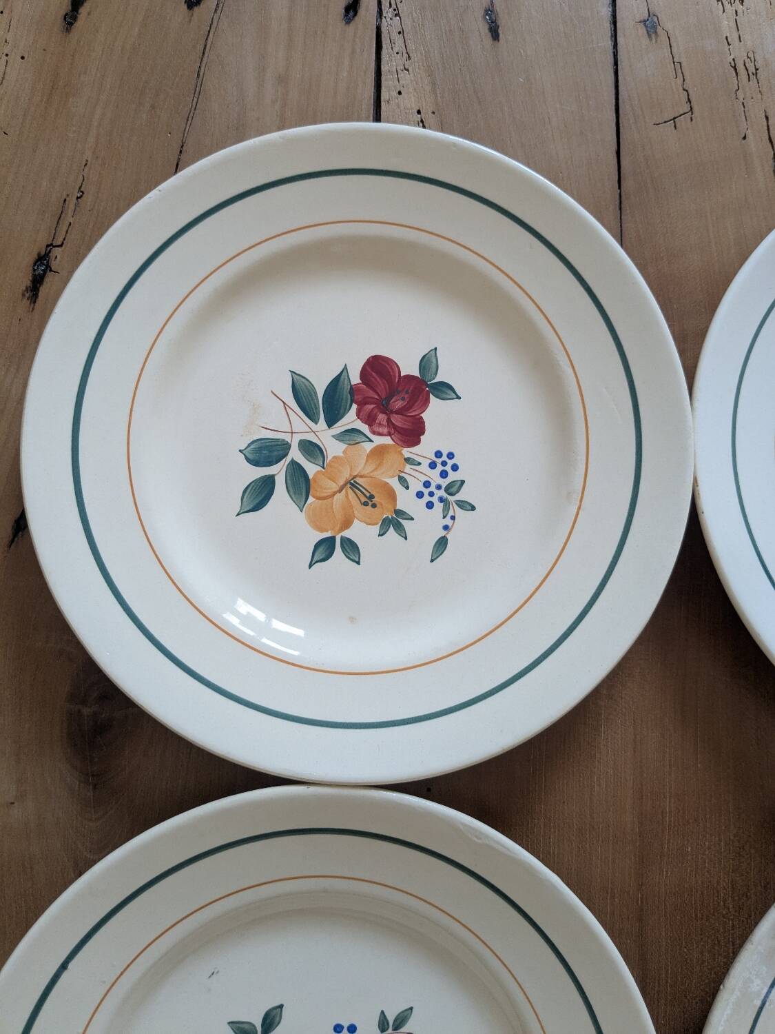 8 Marielle Saint Amand dinner plates
