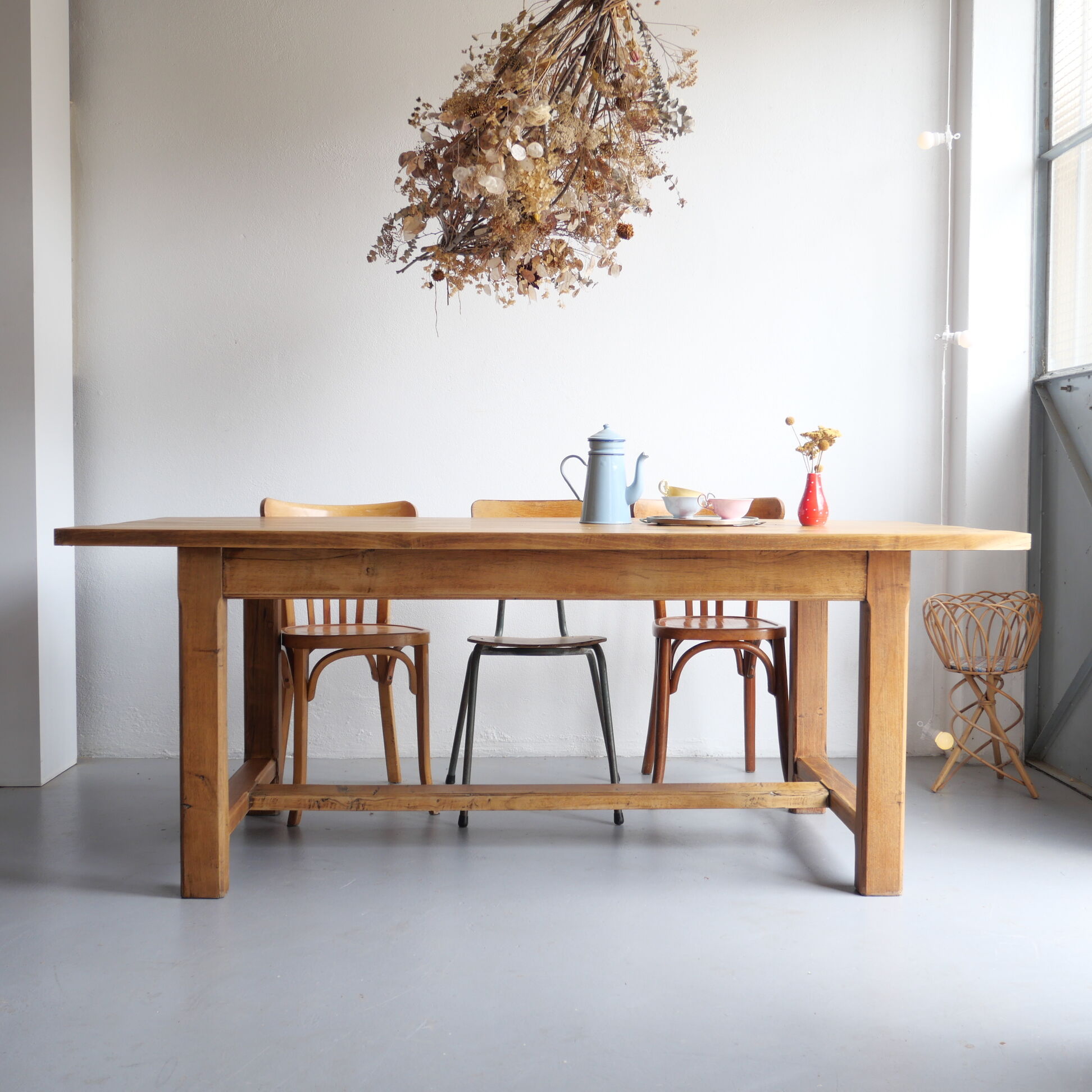 Renovated old farmhouse table