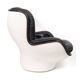 "Karaté" armchair and its ottoman by Michel Cadestin for Airborne, c. 1970