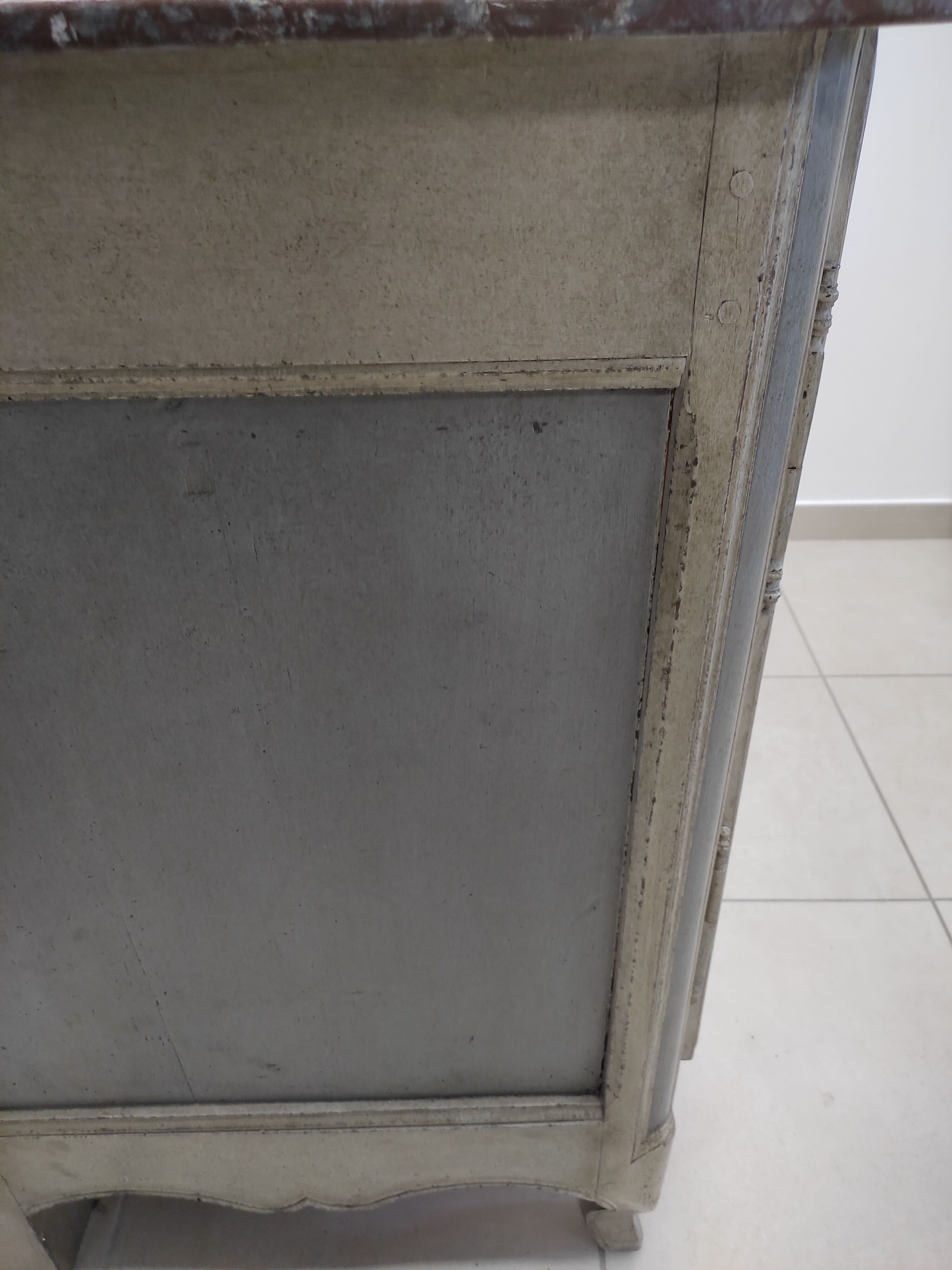 Patinated Louis XVI low era buffet