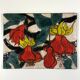 Ruscha ceramic wall decoration flowers Germany