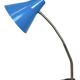 Blue Industrial German Workshop Table Lamp from Reif Dresden, 1960s