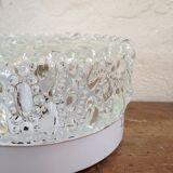 Plafonnier en verre 1970