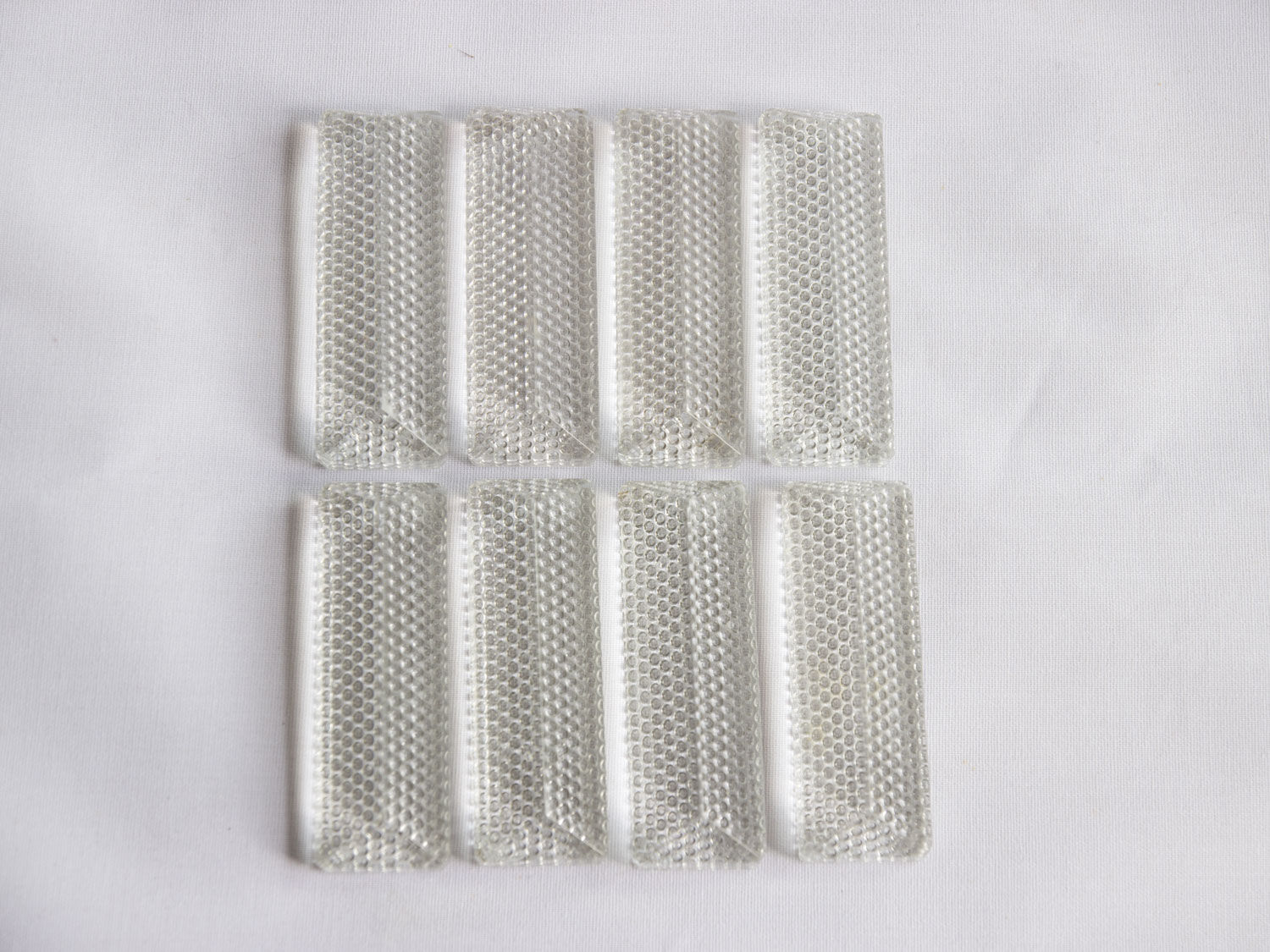 Lot of 8 glass knife holders