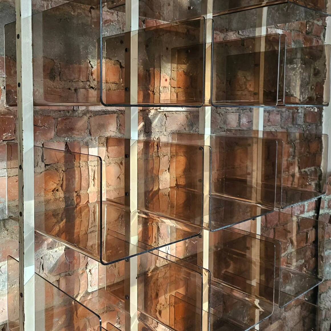 Plexiglass shelf & funky 70s